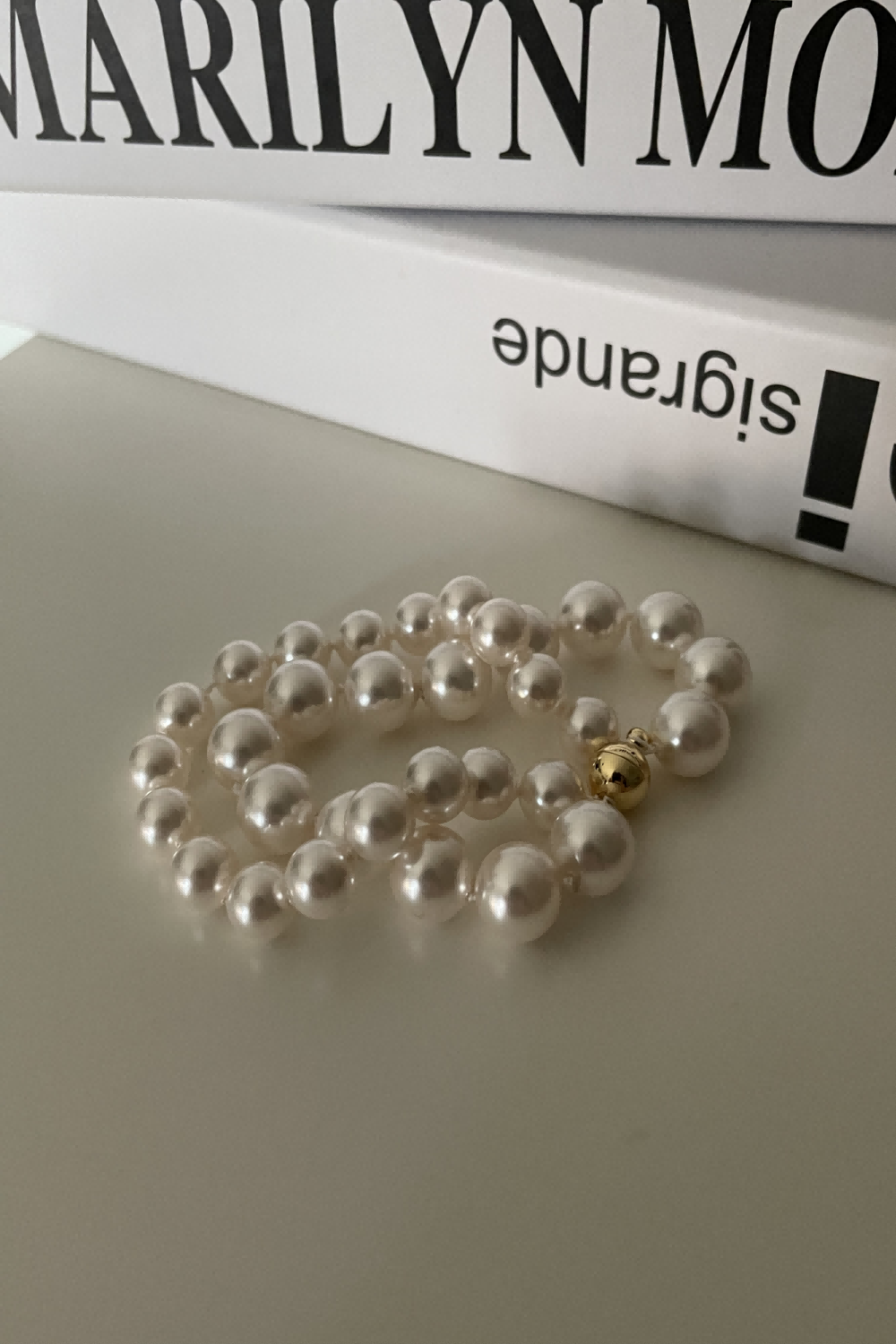 French Double-Layer Pearl Knot Bracelet 021